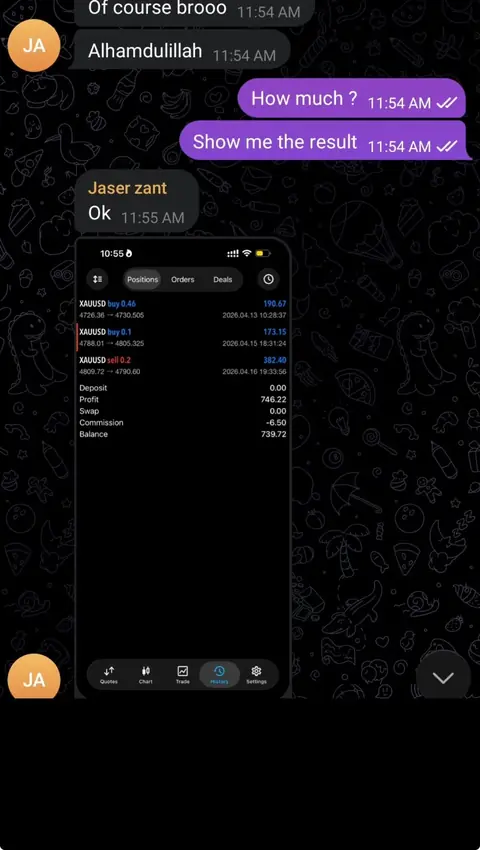 The Gold Titans member result and feedback screenshot 20
